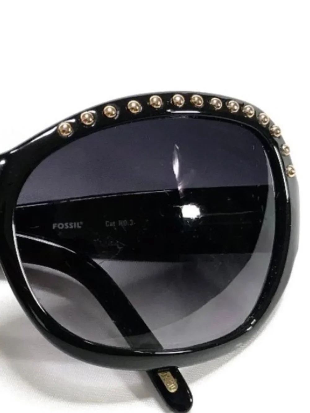 Fossil studly studded gradient sunglasses Black / Gold